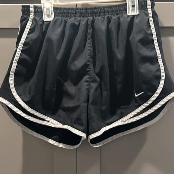 Nike Pants - Nike Black and White Athletic Shorts Retro Style